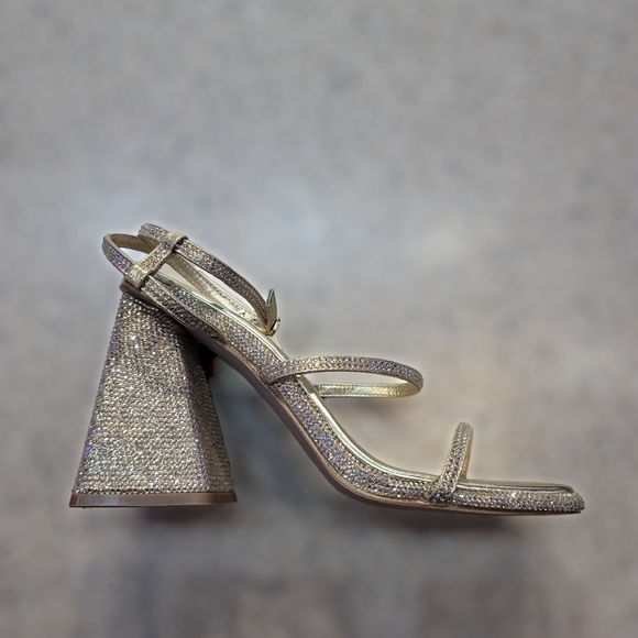 Steve Madden Shoes - Steve Madden Brittani Gold Sandals